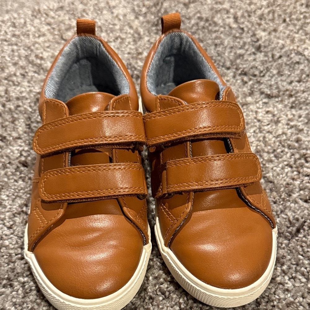 Cat & Jack Brown Kids Sneakers with Velcro